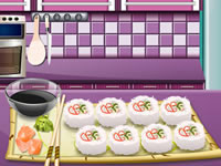 Jouer à Cours de cuisine de Sara - California Rolls - Jeux gratuits en