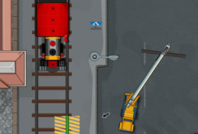 Railroad Crane Parking