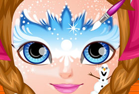 Maquillage La Reine des Neiges