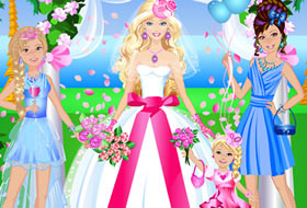 Barbie se marie et invite ses amies