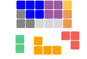 Puzzle de blocs colorés