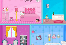 Maison de poupée Hello Kitty