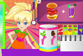 Polly Pocket Burger Café