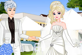 Jack Frost et Elsa se marient