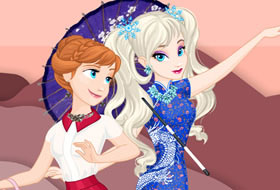 Anna et Elsa vont en Asie