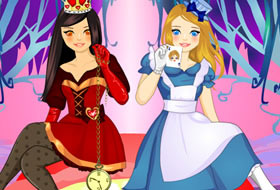 Alice et la Reine de Cœur
