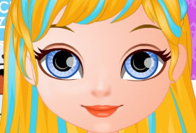 Baby Barbie Frozen Hair Salon