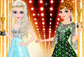 Anna et Elsa Tapis Rouge