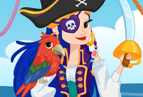 Fille Pirate des Caraïbes