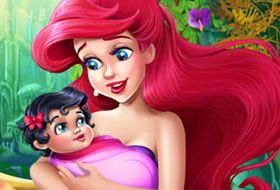 Ariel et son bébé