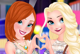 Anna et Elsa font la fête