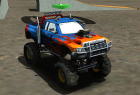 Monster Truck Arena Stunts