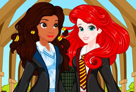 Ariel et Moana à Poudlard