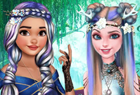 Elsa et Vaiana Fantasy