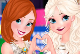Une soirée avec Anna et Elsa
