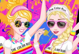 Princesses à la Color Run