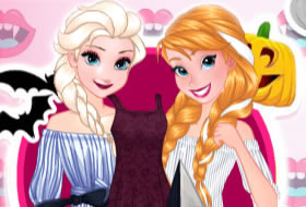 Anna et Elsa Halloween