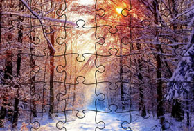 Jigsaw Puzzle Snowy Scenes