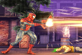 Spider Hero Street Fight