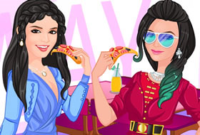 Kylie et Kendall Jenner à la pizzeria