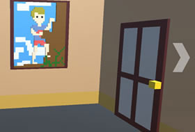 Voxel House Escape 3D