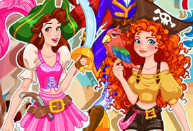 Princesses Disney en pirates
