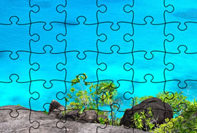 Jigsaw Puzzle Seychelles