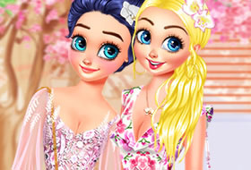 Princesses et looks floraux