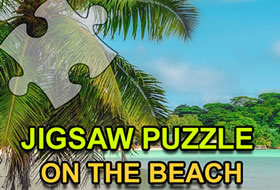 Jigsaw Puzzle On The Beach