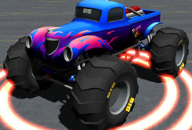 Monster Truck Port Stunt