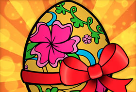 Handmade Easter Eggs - Coloring Book