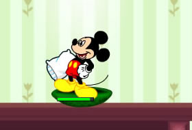 Mickey And Friends in Pillow Fight