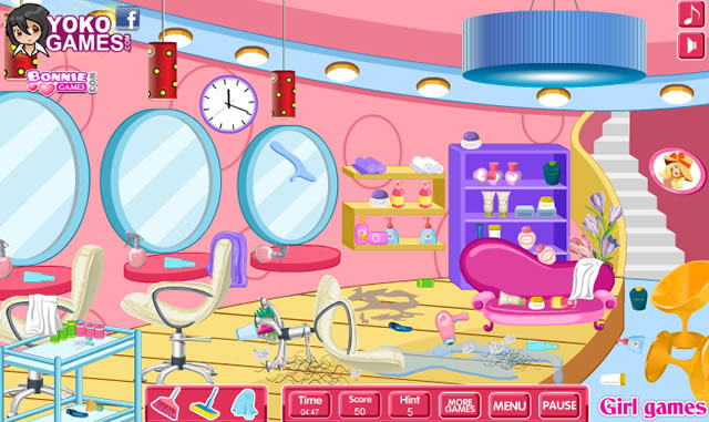 jeu de salon de coiffure - Salon de coiffure sur Jeux Fille Gratuit