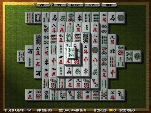 mahjong 3d