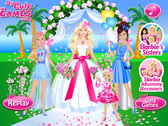 Jouer à Barbie se marie et invite ses amies - Jeux gratuits en ligne