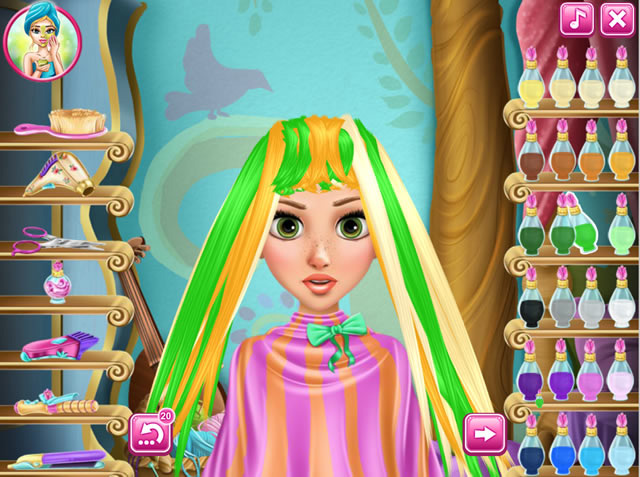 Jeux de raiponce coiffure Clearance