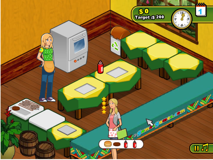 Jouer à Burger Restaurant 2 Jeux gratuits en ligne avec