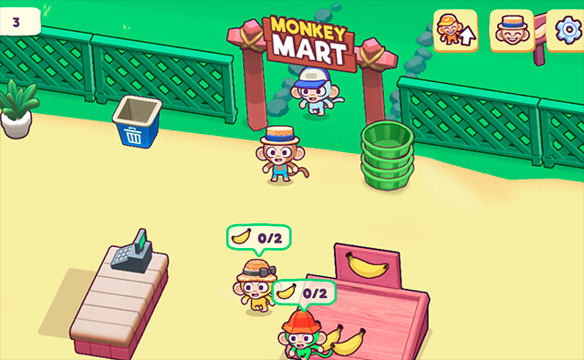 Jouer à Monkey Mart - Jeux gratuits en ligne avec Jeux.org
