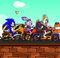 Sonic Course de moto