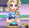Elsa fait la cuisine