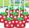 Cake pops fraises