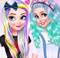 Princesses et cheveux pastel