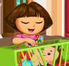 Dora garde sa petite soeur