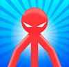 Red Stickman vs Monster School