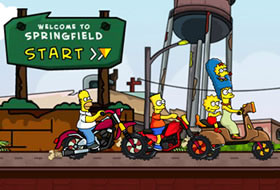 Simpsons Family Race