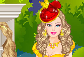 Barbie's Castle Dress Up