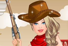 Barbie Western Princess Dress Up