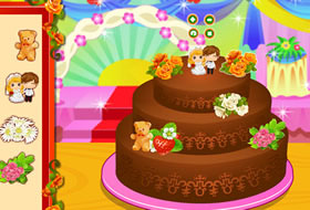 Gâteau de mariage au chocolat