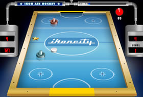 Jouer au Air Hockey