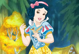 Blanche-Neige change de tenue